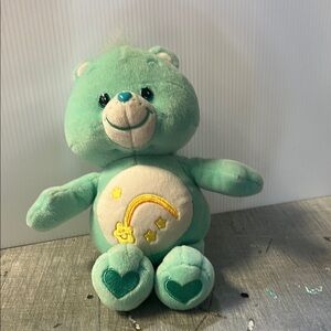 Care Bears Green Plush with Rainbow and Stars